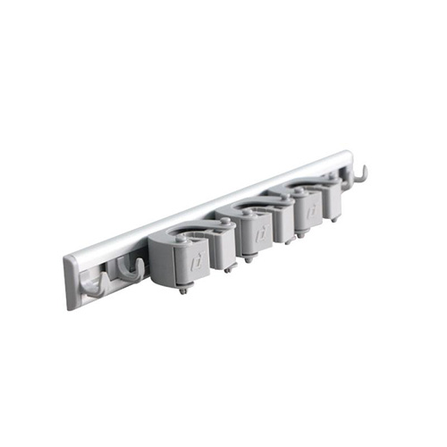 40CM 橡膠矽膠夾杆收納工具（jù）掛架(3夾扣（kòu）4短鉤) PH 4032