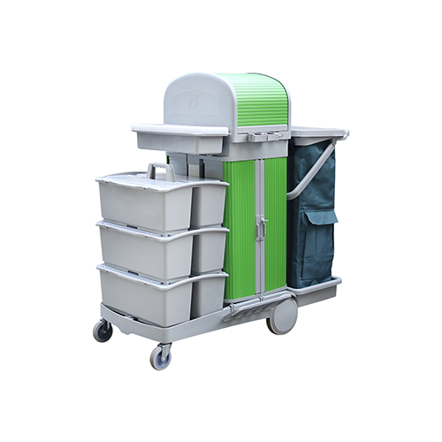 趟門儲物箱服（fú）務車 + 卷簾頂蓋（gài） / 平拖 配三桶 ST R153G