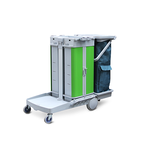 趟（tàng）門（mén）儲物箱清潔服務手推車 ST 100G