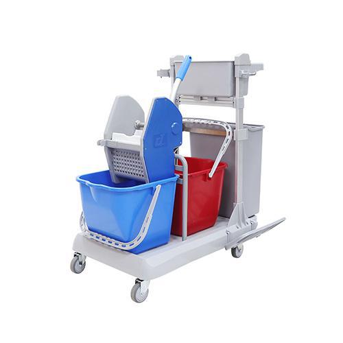 靈動型排（pái）拖係統清潔車 配垃圾（jī）桶、2個15公升水桶 JD G30B