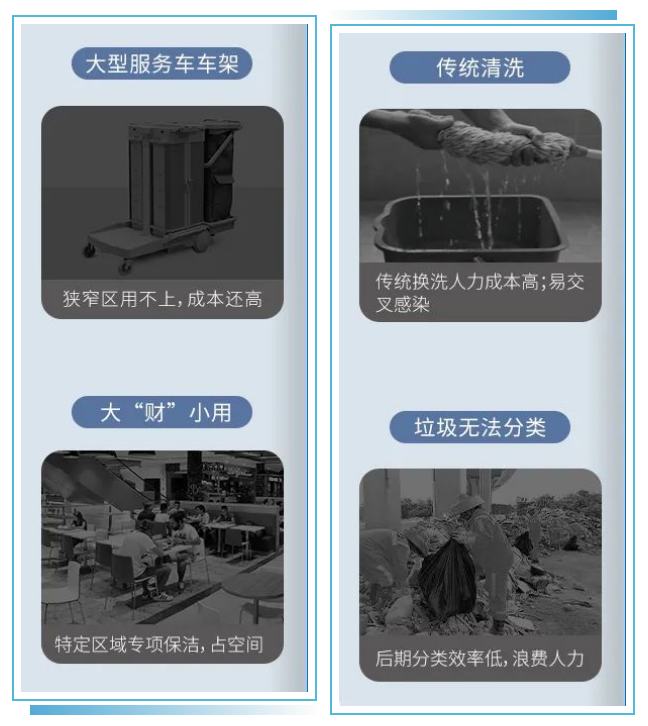 【新品】多元化（huà）的靈動（dòng）型清潔（jié）服務車，小身材，大才能