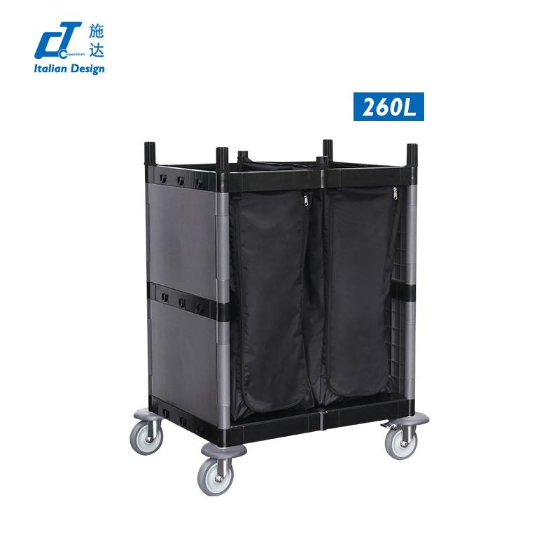 CT17c.嫩草网在线观看免费 側開式布草（cǎo）回收車 配雙袋