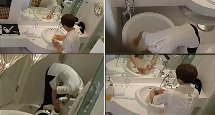 5星級酒店清潔員用毛巾擦完馬桶再擦口杯（bēi）實況曝（pù）光….避免細菌交叉感染，標色分（fèn）區清潔管理係（xì）統不可忽（hū）視！