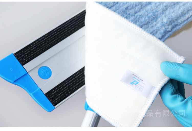 專業型螺紋鎖（suǒ）平拖 配1條平拖布 紅黃藍綠四色可選