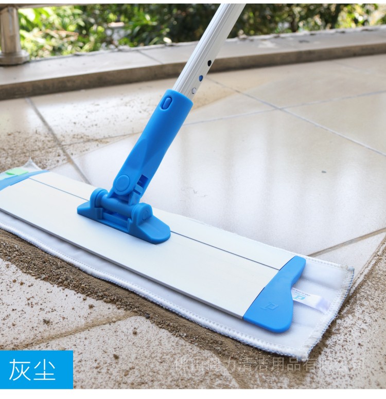 專業（yè）型快速鎖平拖（tuō） 配1條平拖布 紅黃藍綠四色可選