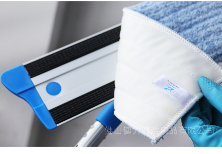 專業型快速鎖平拖 配（pèi）1條平（píng）拖（tuō）布 紅黃藍綠四色（sè）可選