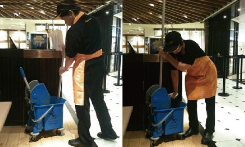 清潔（jié）桶在清潔作業時如何使用