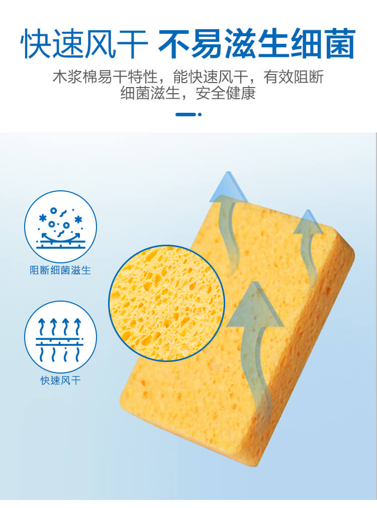 天然（rán）木漿海綿（mián）百潔（jié）布